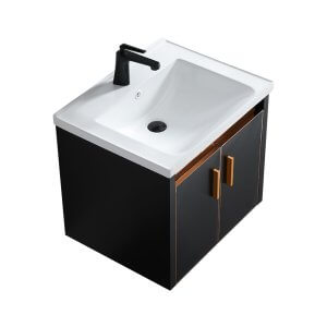 K 一太e衛浴-2023新款浴櫃 不鏽鋼霧黑 (1)