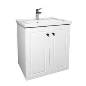 古典鄉村風設計浴櫃組｜台灣製造 低甲醛 無毒認證