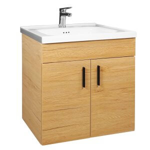 原木北歐風設計浴櫃組｜台灣製造 低甲醛 無毒認證