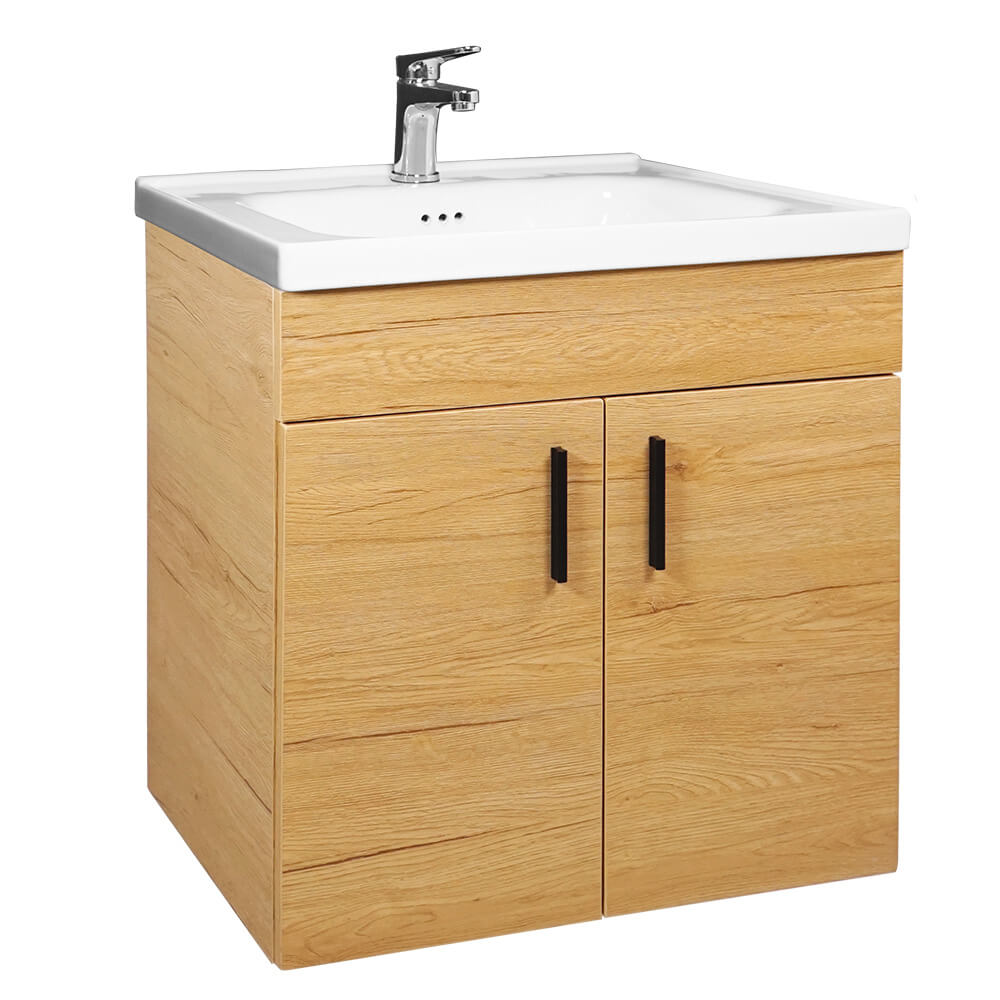 原木北歐風設計浴櫃組|台灣製造 低甲醛 無毒認證