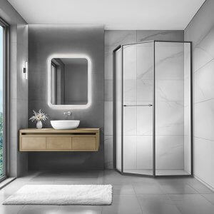 不鏽鋼橫移內推淋浴門-皇冠5588